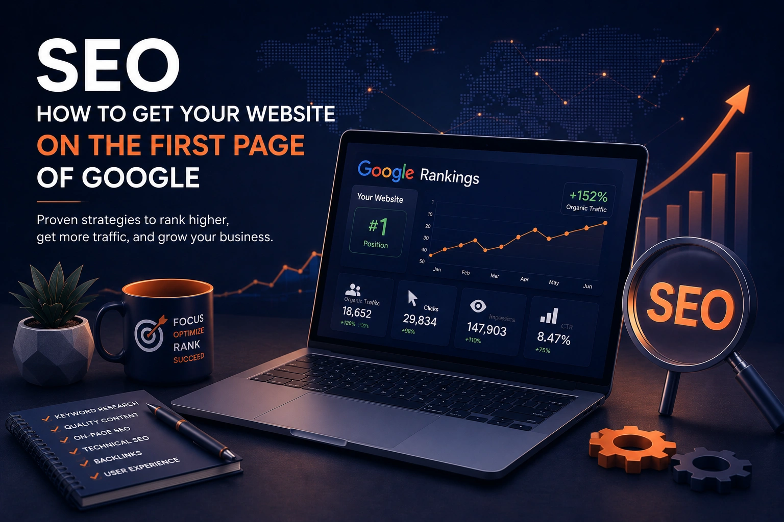SEO: How to Get Your Website on the First Page of Google